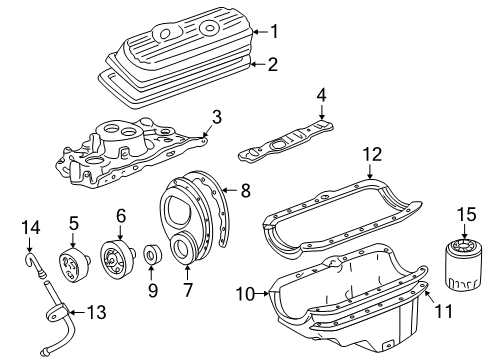 1993 Chevrolet Astro Intake Manifold Manifold-Intake Diagram for 10172785