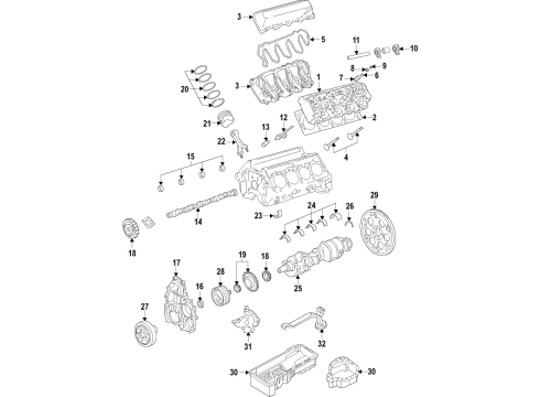 2010 GMC Savana 3500 Automatic Transmission Extension Housing Seal Diagram for 24232325