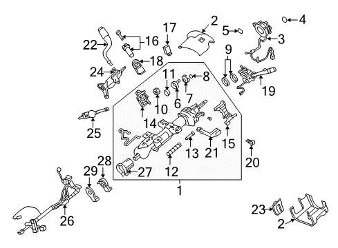 2013 GMC Sierra 1500 Switches Stoplamp Switch Diagram for 25799118