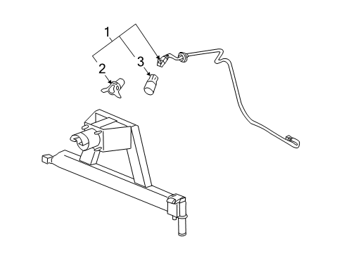 2009 Hummer H2 Bulbs Wire Harness Diagram for 15246319