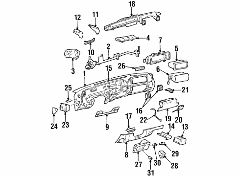 2000 GMC Yukon Switches Combo Switch Diagram for 26100839