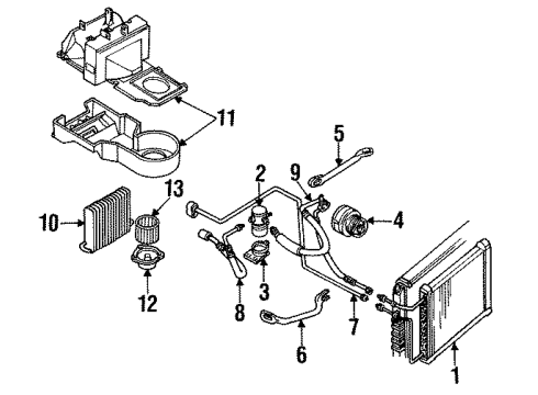 1994 Buick Commercial Chassis Alternator GENERATOR Assembly (Remanufacture)(Delco Cs130 100 Amps) Diagram for 19152472