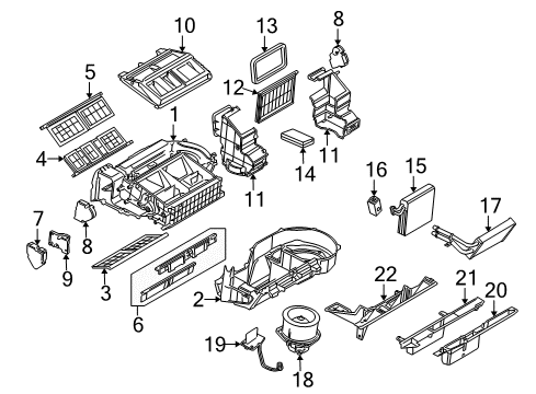 2005 Chevrolet Uplander Air Conditioner Resistor Diagram for 25928168