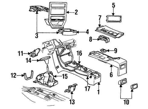 1987 Chevrolet Cavalier Switches Headlamp Switch Diagram for 19245092