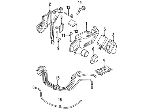 1992 Pontiac Trans Sport Air Conditioner Valve, Thermo Expansion Diagram for 52460953