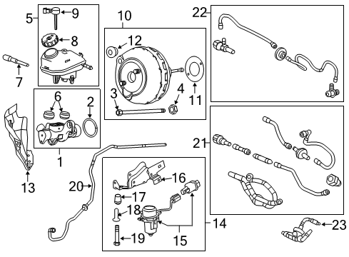 2011 Saab 9-5 Hydraulic System Vacuum Pump Insulator Diagram for 12761845