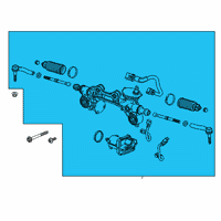 OEM GMC Sierra 1500 Steering Gear Diagram - 84733680