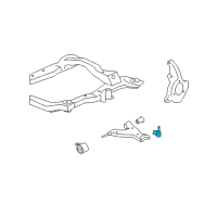 OEM Buick Enclave Ball Joint Diagram - 15863690