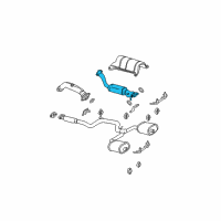 OEM Buick Regal 3Way Catalytic Convertor Assembly (W/ Exhaust Manifold P Diagram - 24507351