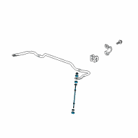 OEM Chevrolet Traverse Stabilizer Link Diagram - 15129234