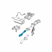 OEM Oldsmobile Silhouette Intermediate Steering Shaft Assembly Diagram - 26063789
