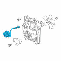 OEM Motor, Cooling Fan Diagram - 19030-RKB-003