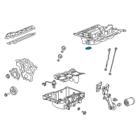 OEM Cadillac Intake Manifold Seal Kit Diagram - 12657374