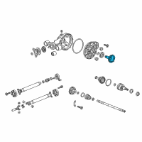 OEM Cadillac CT6 Axle Assembly Diagram - 23417958