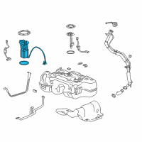 OEM Chevrolet Trax Fuel Pump Diagram - 13516865
