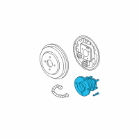 OEM Pontiac G5 Rear Wheel Bearing Diagram - 15839050