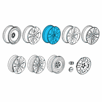 OEM Chevrolet Trax Wheel, Alloy Diagram - 94560511