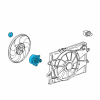 OEM GMC Terrain Fan Motor Diagram - 25952813