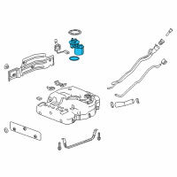 OEM Buick Enclave Fuel Pump Diagram - 85513895