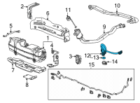 OEM Cadillac Escalade Injector Diagram - 55515114