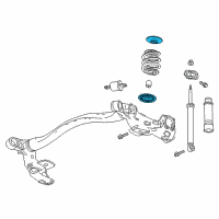 OEM Chevrolet Trax Spring Insulator Diagram - 94536722