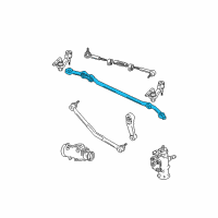 OEM Chevrolet Astro Rod, Steering Linkage Relay Diagram - 26039645