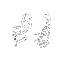 OEM Seat Heat Switch Diagram - 98AZ-14D694-AA