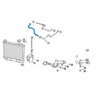 OEM Pontiac G8 Engine Coolant Inlet Pipe Assembly Diagram - 92293345