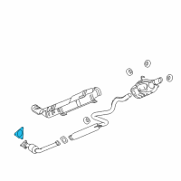OEM Chevrolet Cobalt Converter & Pipe Gasket Diagram - 15235773