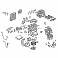 OEM Chevrolet In-Car Sensor Diagram - 23457451
