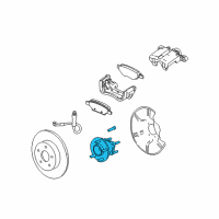 OEM Buick Terraza Rear Wheel Bearing (W/Bearing) Diagram - 88967271