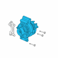 OEM Chevrolet Cobalt GENERATOR Assembly Diagram - 84009368