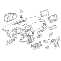 OEM Chevrolet Trax Sentinel Sensor Diagram - 13578461
