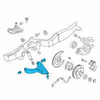 OEM GMC S15 Jimmy Front Lower Control Arm Kit Diagram - 12472995