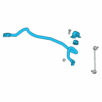 OEM Buick Cascada Stabilizer Bar Diagram - 13362390