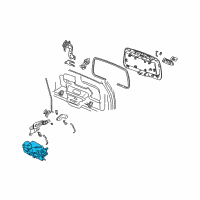 OEM Buick Lock Assembly Diagram - 15110511