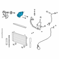 OEM Chevrolet Caprice Compressor Diagram - 92265299