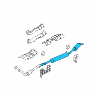 OEM Buick Terraza Muffler & Pipe Diagram - 15902777