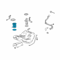 OEM Chevrolet Camaro Fuel Pump Diagram - 13592337
