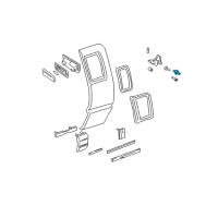 OEM Chevrolet Blazer Frame Bearing Diagram - 15005920