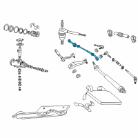 OEM Chevrolet Blazer Rod, Steering Linkage Relay Diagram - 26031952