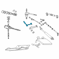 OEM GMC S15 Jimmy Arm Kit, Steering Linkage Idler Diagram - 26054932