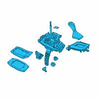 OEM Chevrolet SS Gear Shift Assembly Diagram - 92286226
