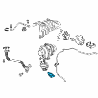 OEM Chevrolet Cruze Turbocharger Gasket Diagram - 55590052