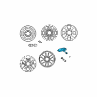 OEM Valve Sub-Assembly, Tire Diagram - 42607-33022