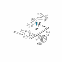 OEM Chevrolet Express 2500 Rear Auxiliary Spring Assembly Diagram - 15964268