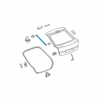 OEM Chevrolet Malibu Strut Asm-Lift Gate Diagram - 15905350