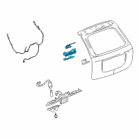 OEM Chevrolet Latch Assembly Diagram - 20817708