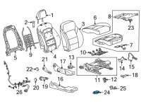 OEM Chevrolet Heater Control Diagram - 84958443