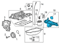 OEM Chevrolet Trailblazer Intake Manifold Diagram - 55496066